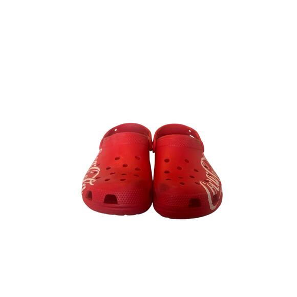 Crocs Women's 9 CocaColaxClassic Red White Comfort Limited Edition Clog - Picture 5 of 7